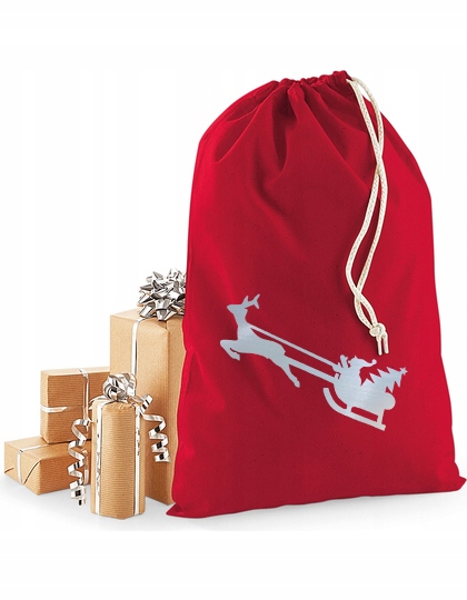 

worek Mikołaja czerwony 30x45 torba na prezenty