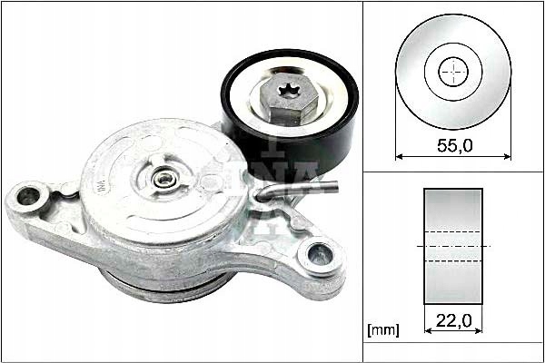 Ina Napcz Páska Vícedrážková Toyota 1,6D-4D/MINI Die Asistent řidiče #28