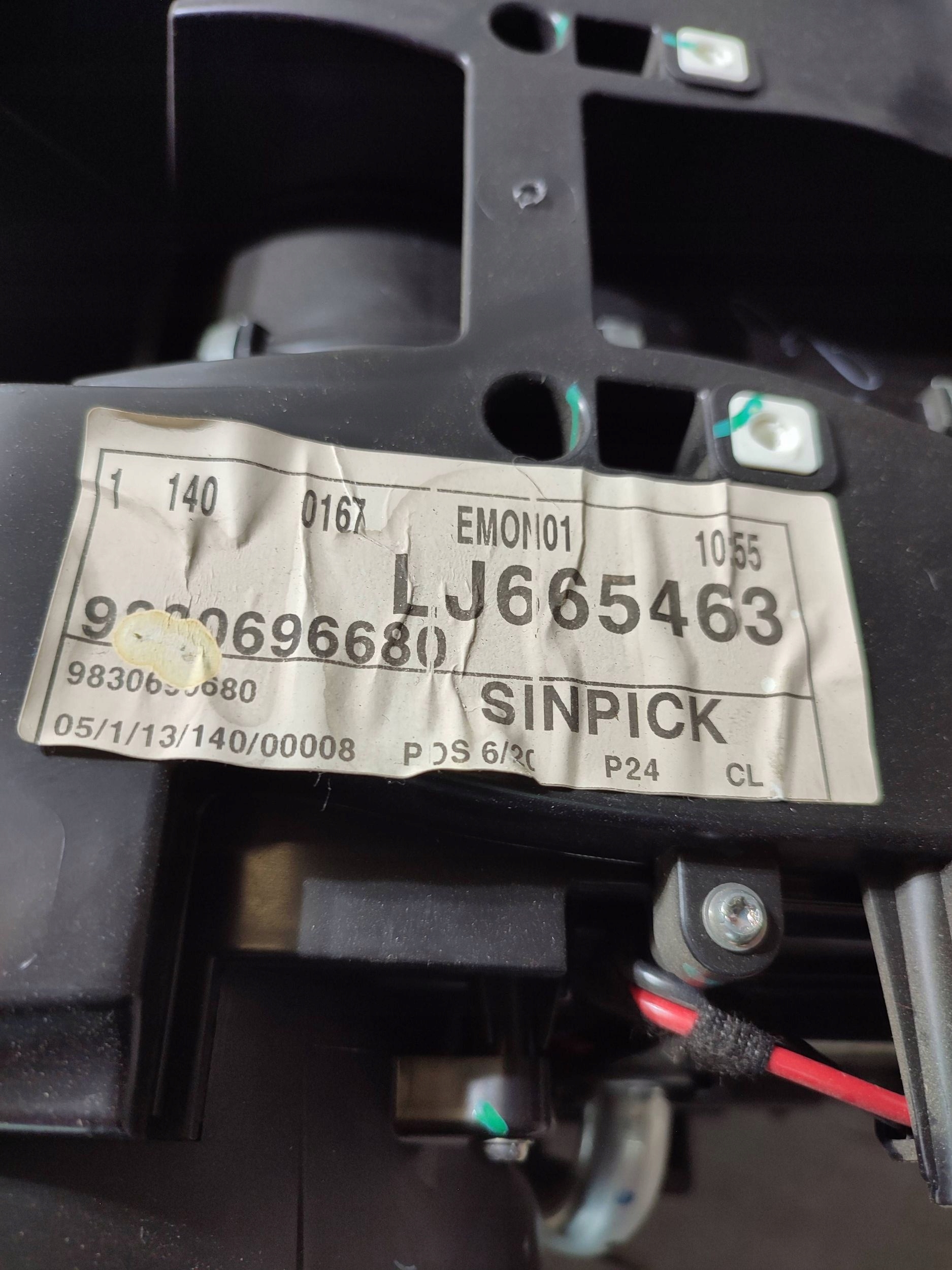 Peugeot 2008 II 2020 heater / Komplet