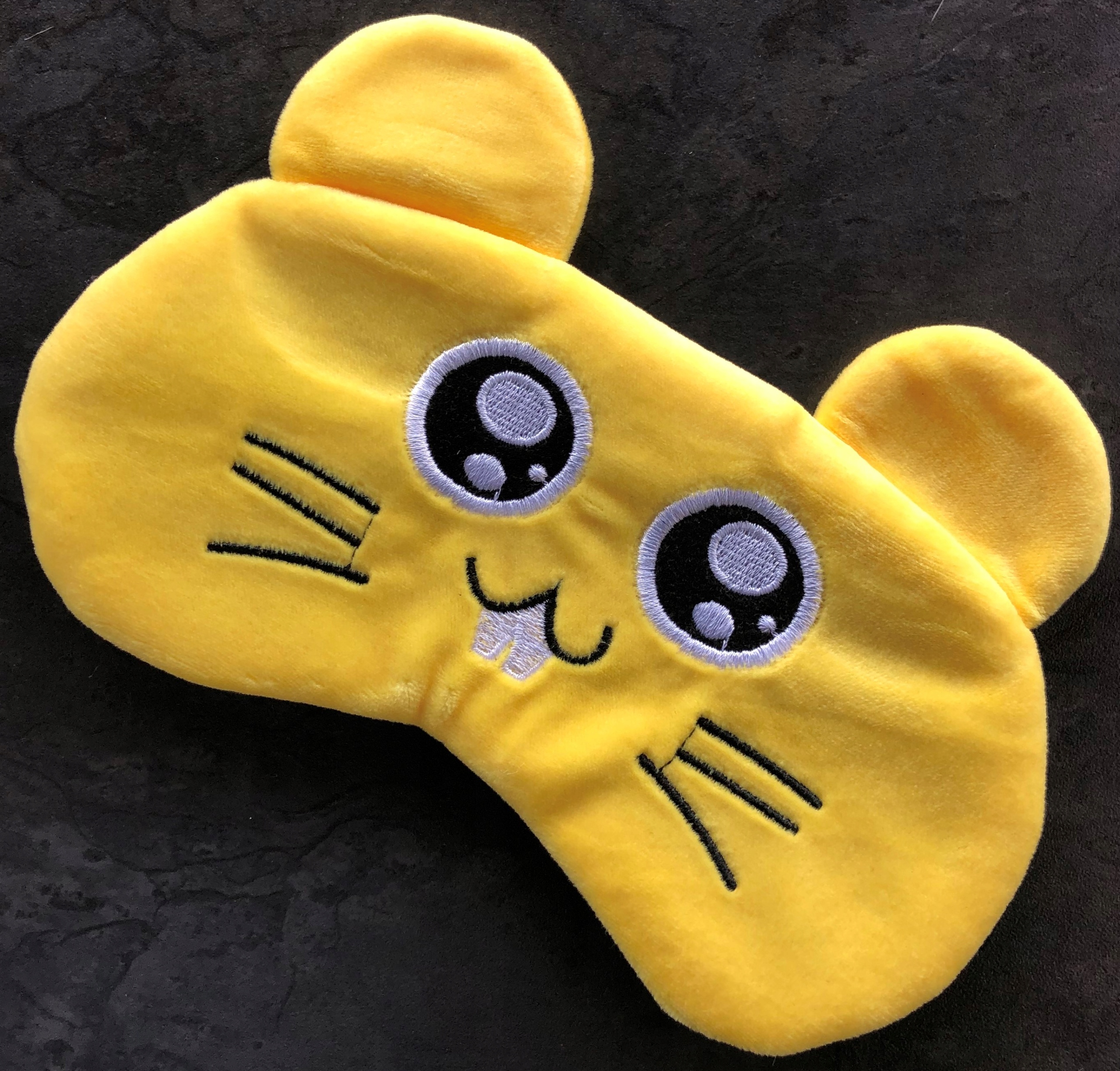 OPASKA NA OCZY MASKA DO SPANIA SNU RELAKSU MYSZ WIEWIÓRKA OLDMAN NA GUMCE Marka Oldman