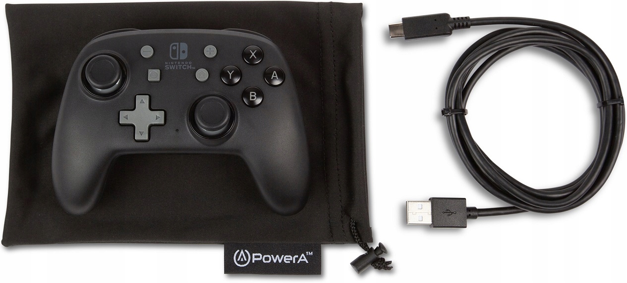 PowerA SWITCH Pad NANO bezprzewodowy Black Złącza microUSB