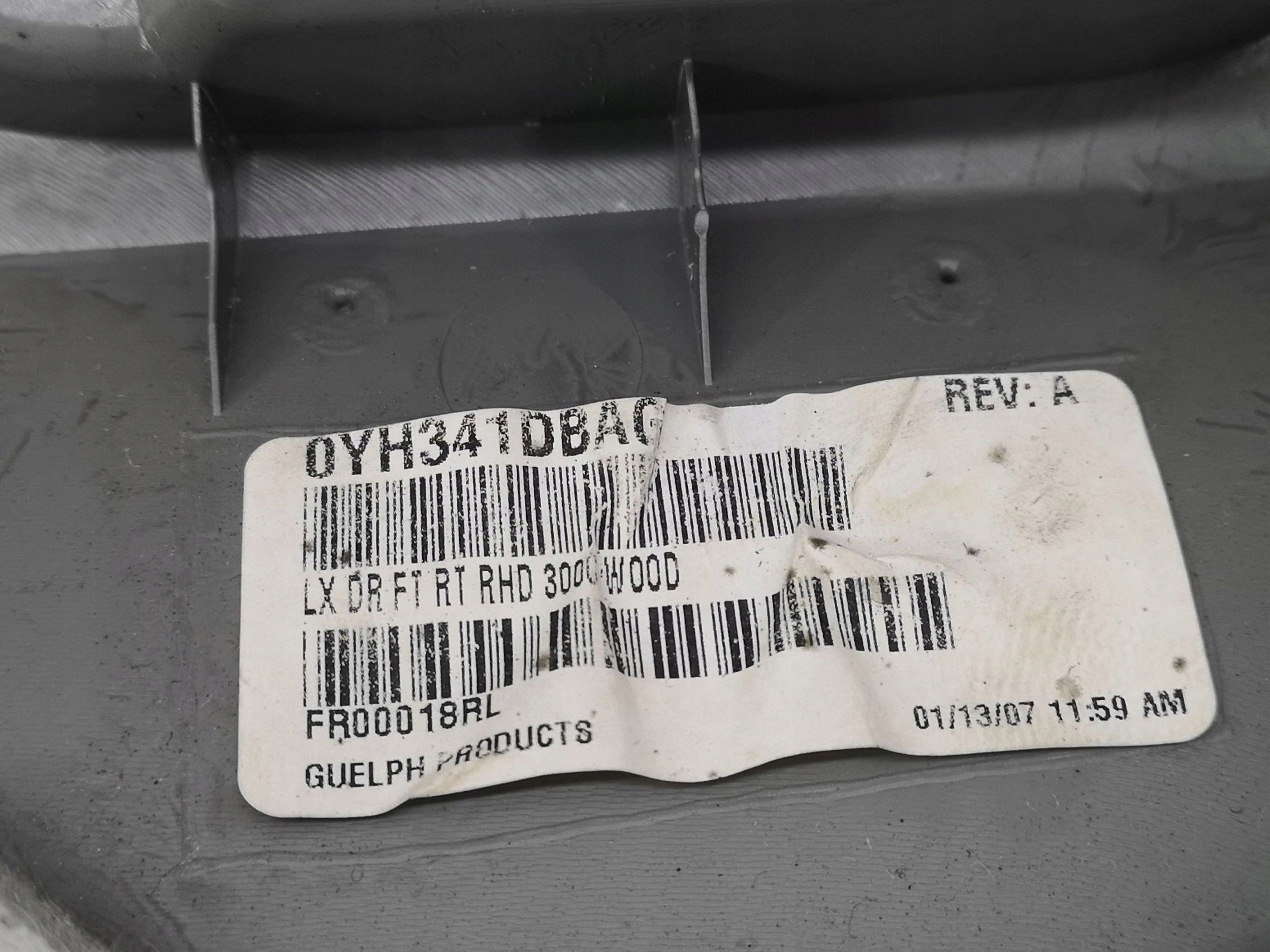 CHRYSLER 300 - 300C 2007 дверные карты передних 0YH341DBAG