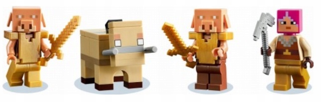 KLOCKI LEGO MINECRAFT 21168 SPACZONY LAS Liczba elementów 287