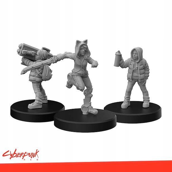 Cyberpunk Red Generation Red B figurki