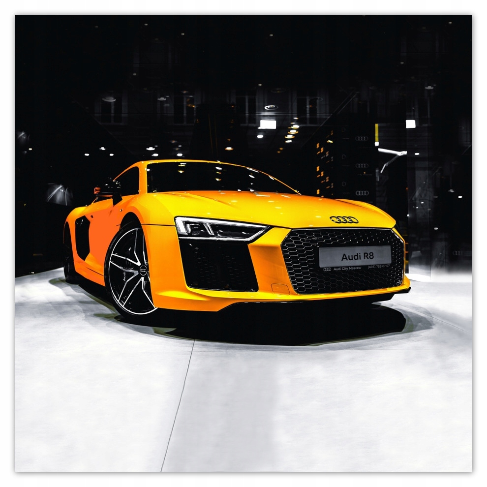 

Fototapety flizelina 312x312 Żółte Audi R8