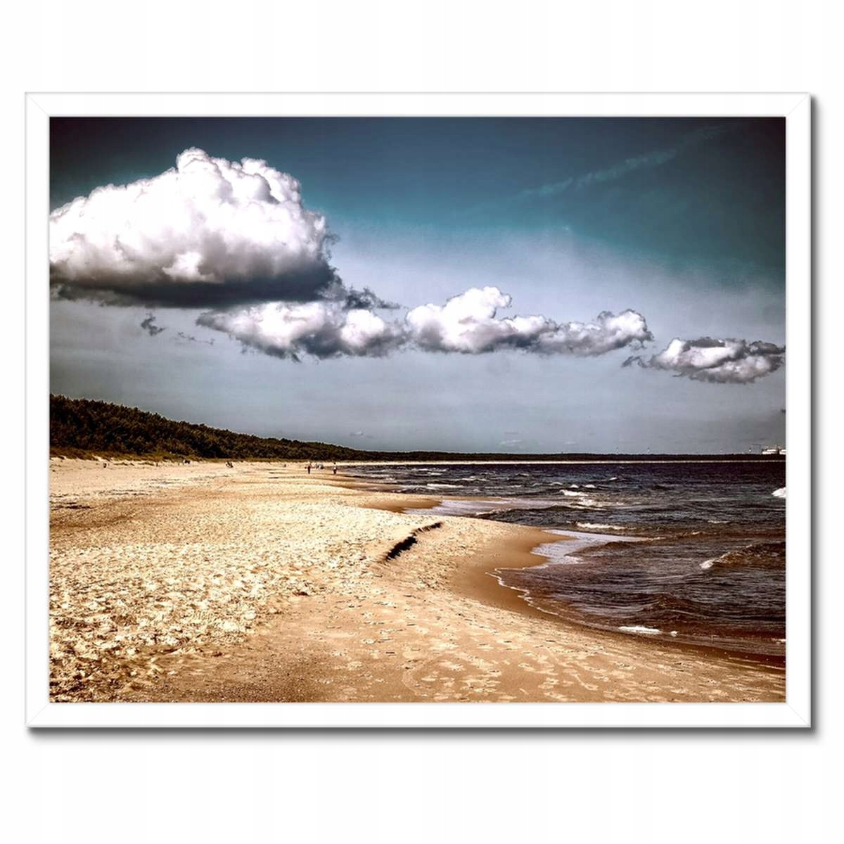 Plakáty v rámu 50x40 Pláž Baltské moře