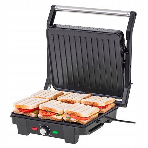Kontaktní gril panini elektrický velký rozkládací regulace teploty