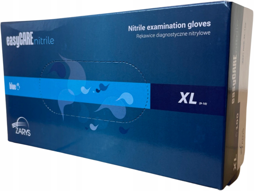 

Rękawiczki medyczne nitrylowe niebieskie XL 100szt