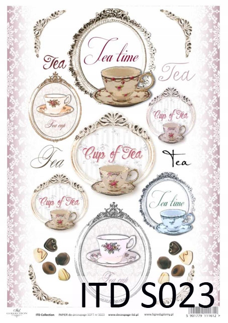 Papier Soft S0023 cienki A4 decoupage