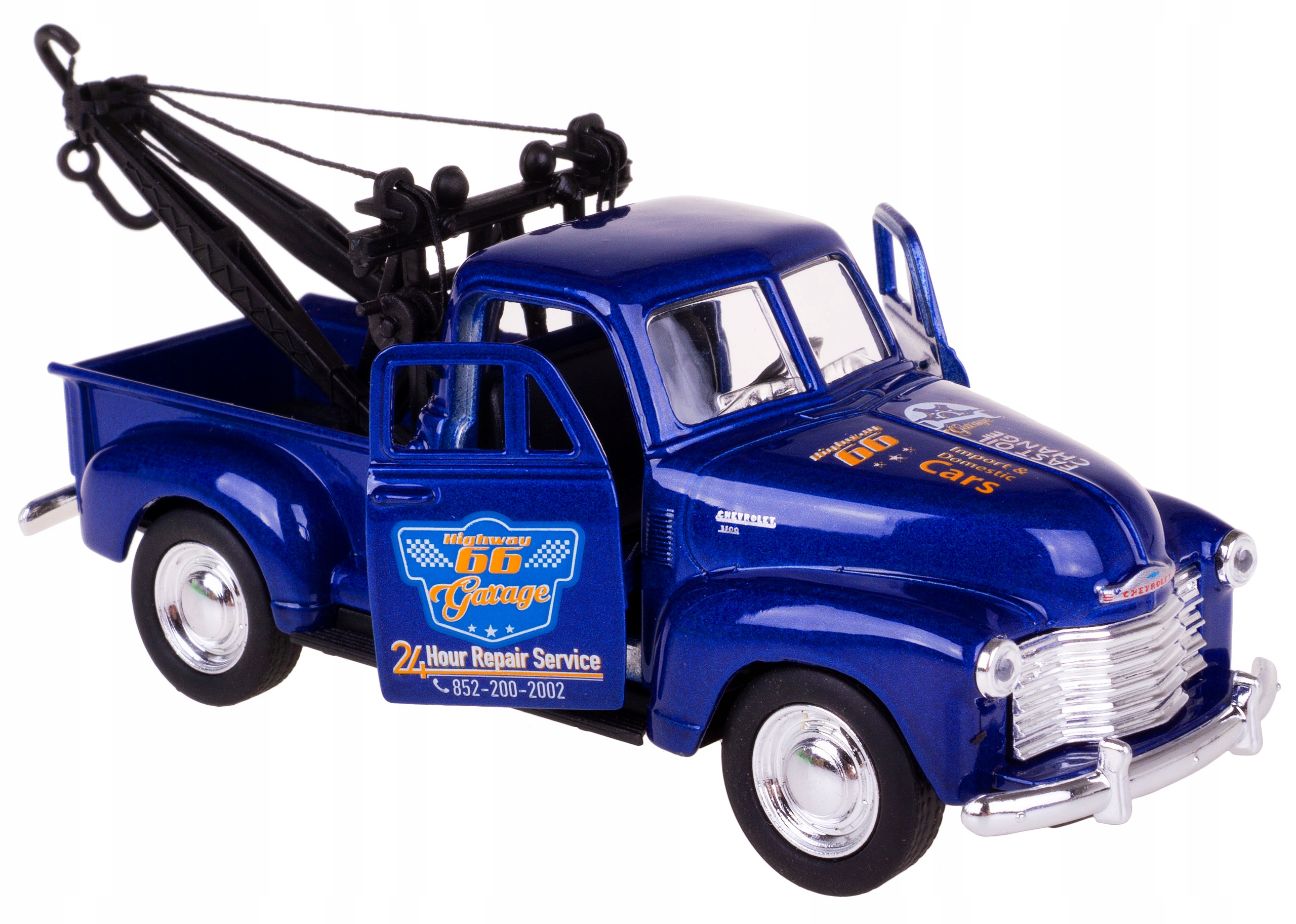 

Chevrolet Tow Truck Model Metalowy Welly 1:34 Nieb