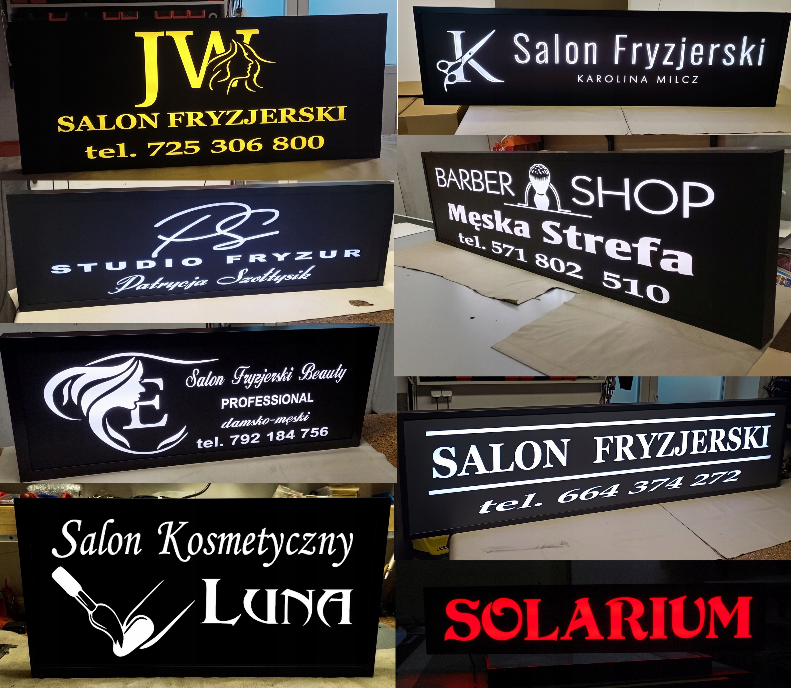 90x30 - NUMER DOMU Podświetlana Tablica led adres ulica baner nr domu 230v Marka inna