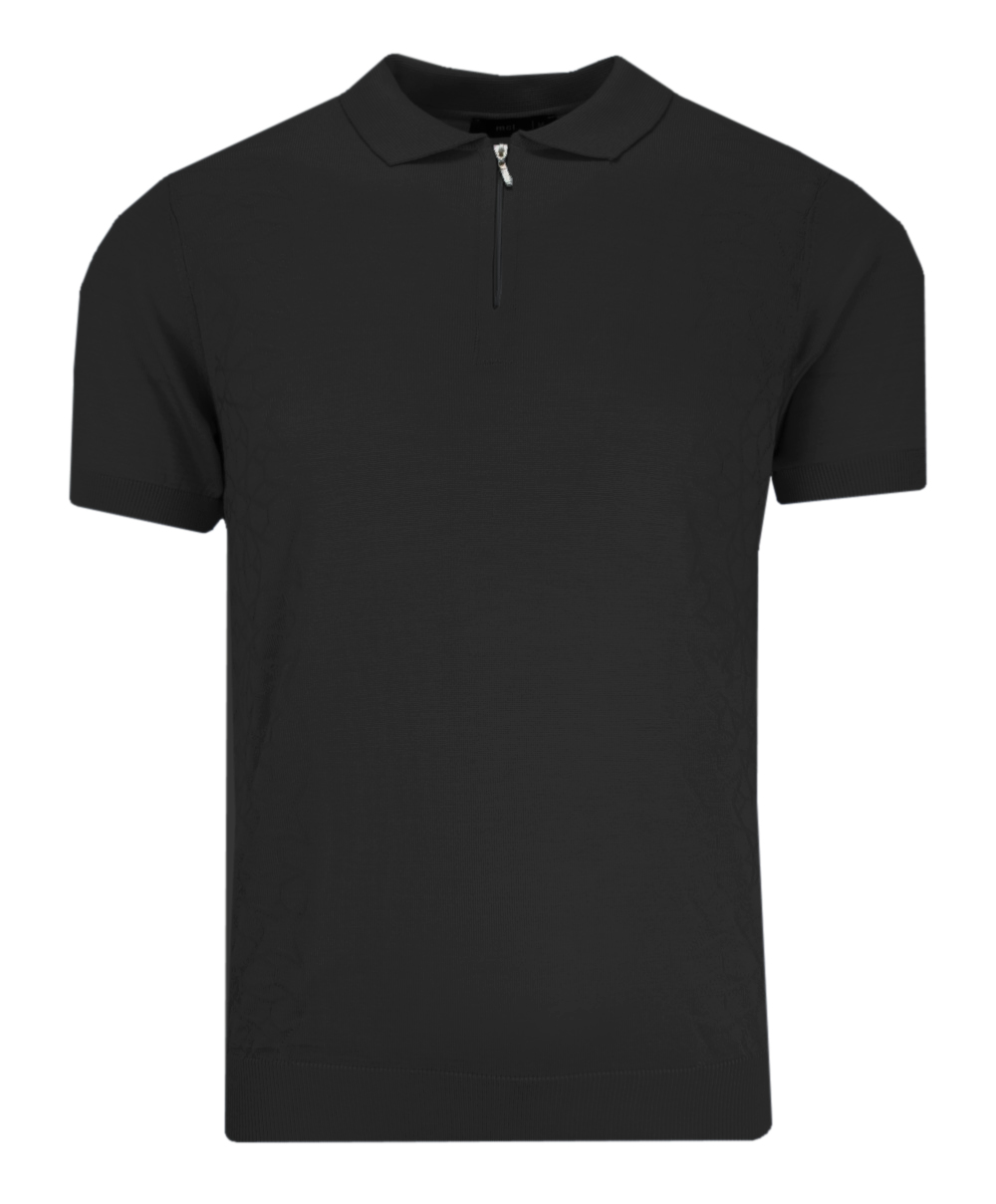 Černá pletená pánská Polokošile M