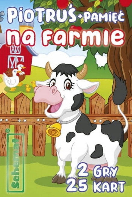 KARTY PIOTRUŚ + PAMIĘĆ NA FARMIE 2 GRY