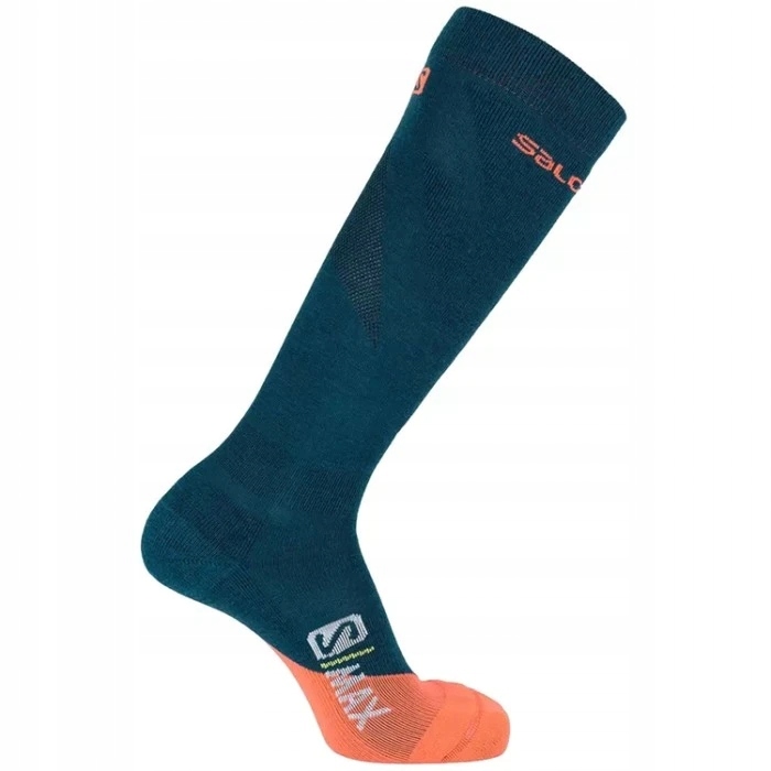 Skarpety Salomon Narciarskie Wysokie Wełna Merino Zimowe S/max XL 45-47