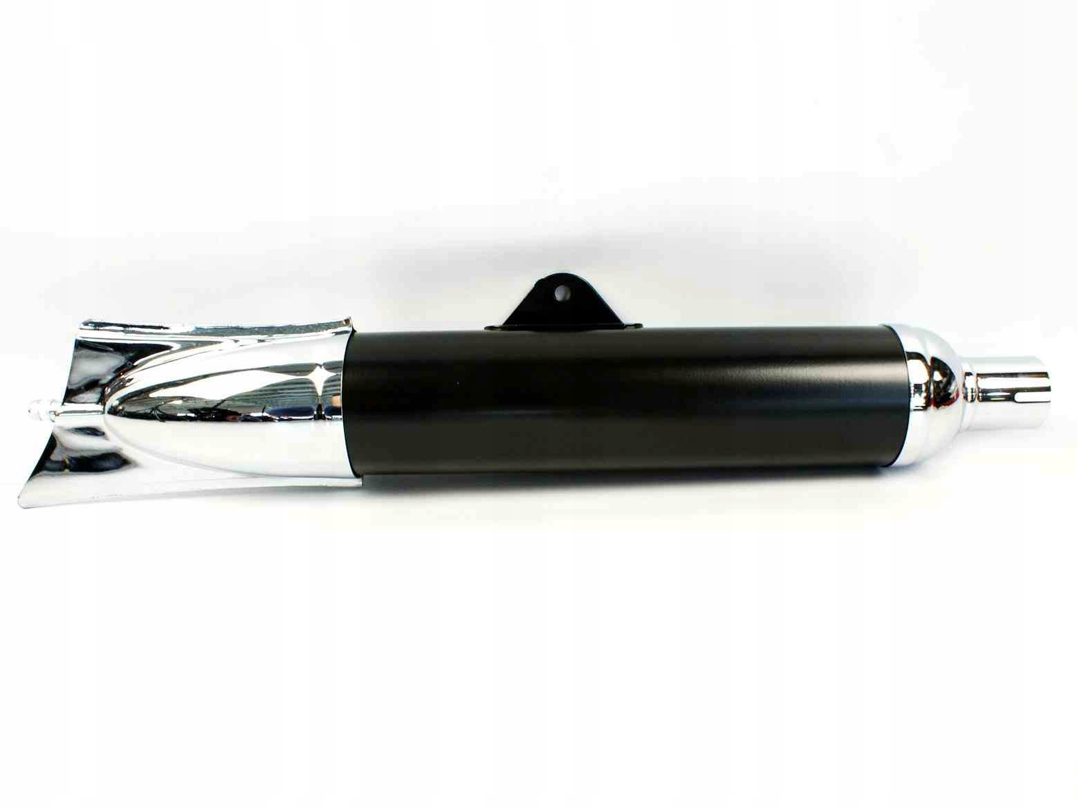 TŁUMIK WFM CHROM ROZBIERALNY RYBKA MALOWANY ŚRODEK