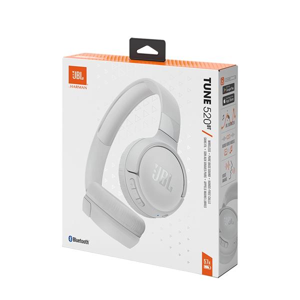 Bezdrátová sluchátka do uší Jbl Tune 520BT Bílá