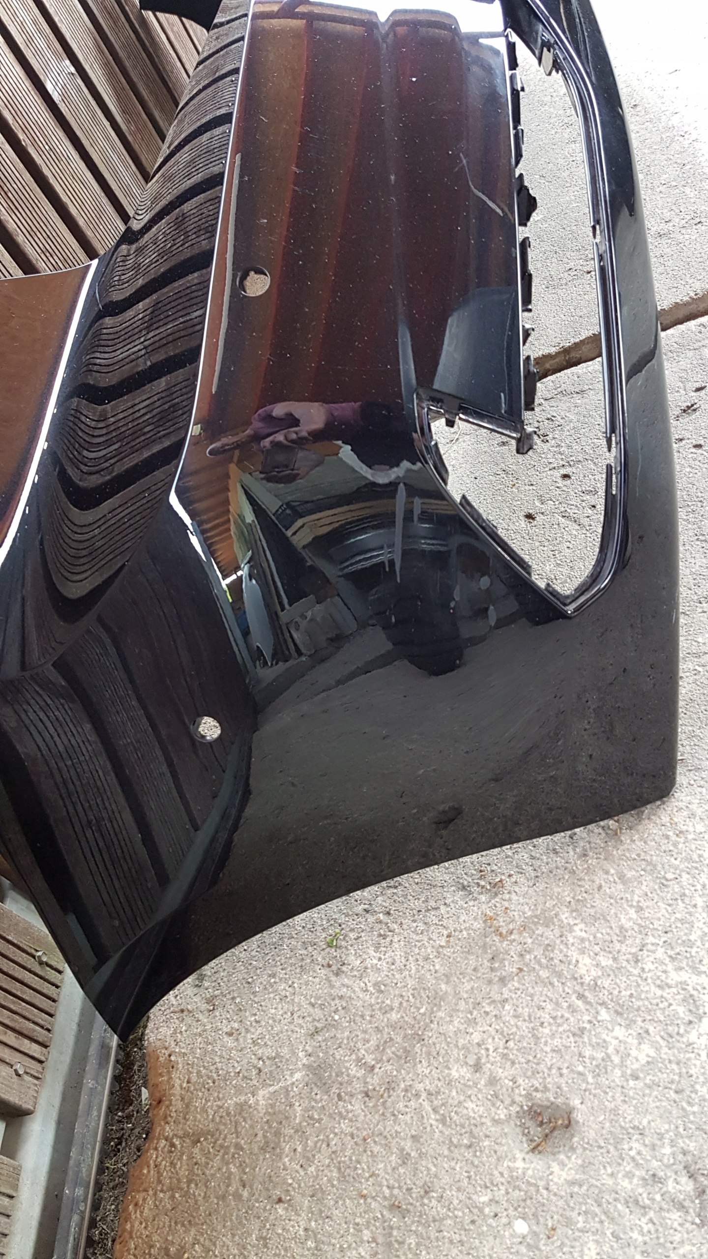 bumper rear rear part BMW 2 U06 ACTIVE TOURER 5A0E555