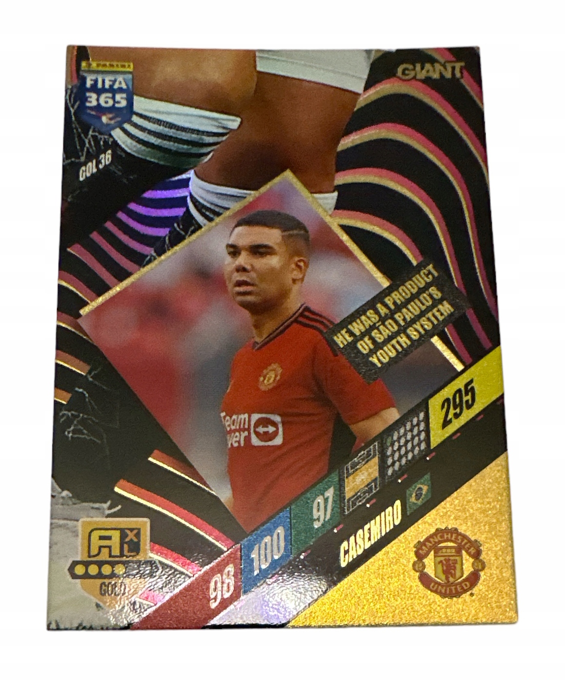 Fifa 365 2024 Adrenalyn Gold Giant Gol 36 Casemiro
