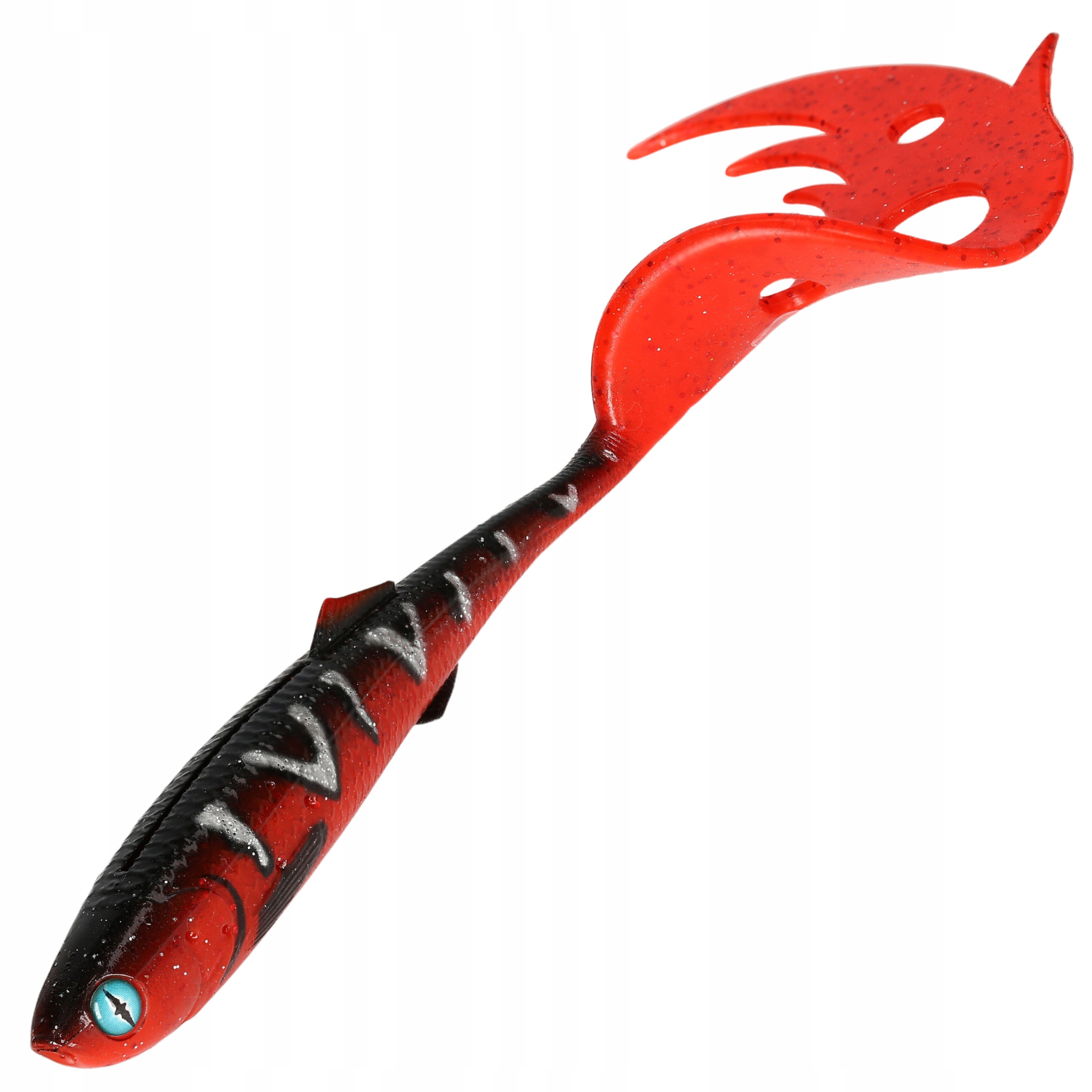 Guma Mikado Sicario Pike Tail 18 cm Red Tiger
