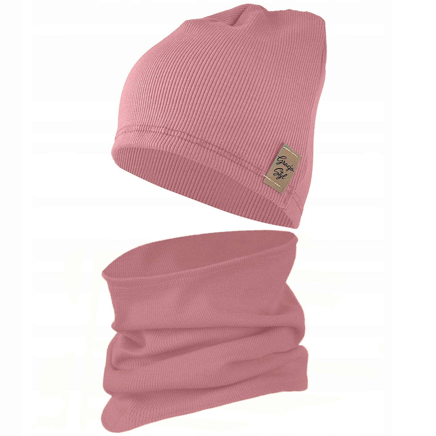 

Zestaw Czapka Komin dla dzieci rozmiar 44-47