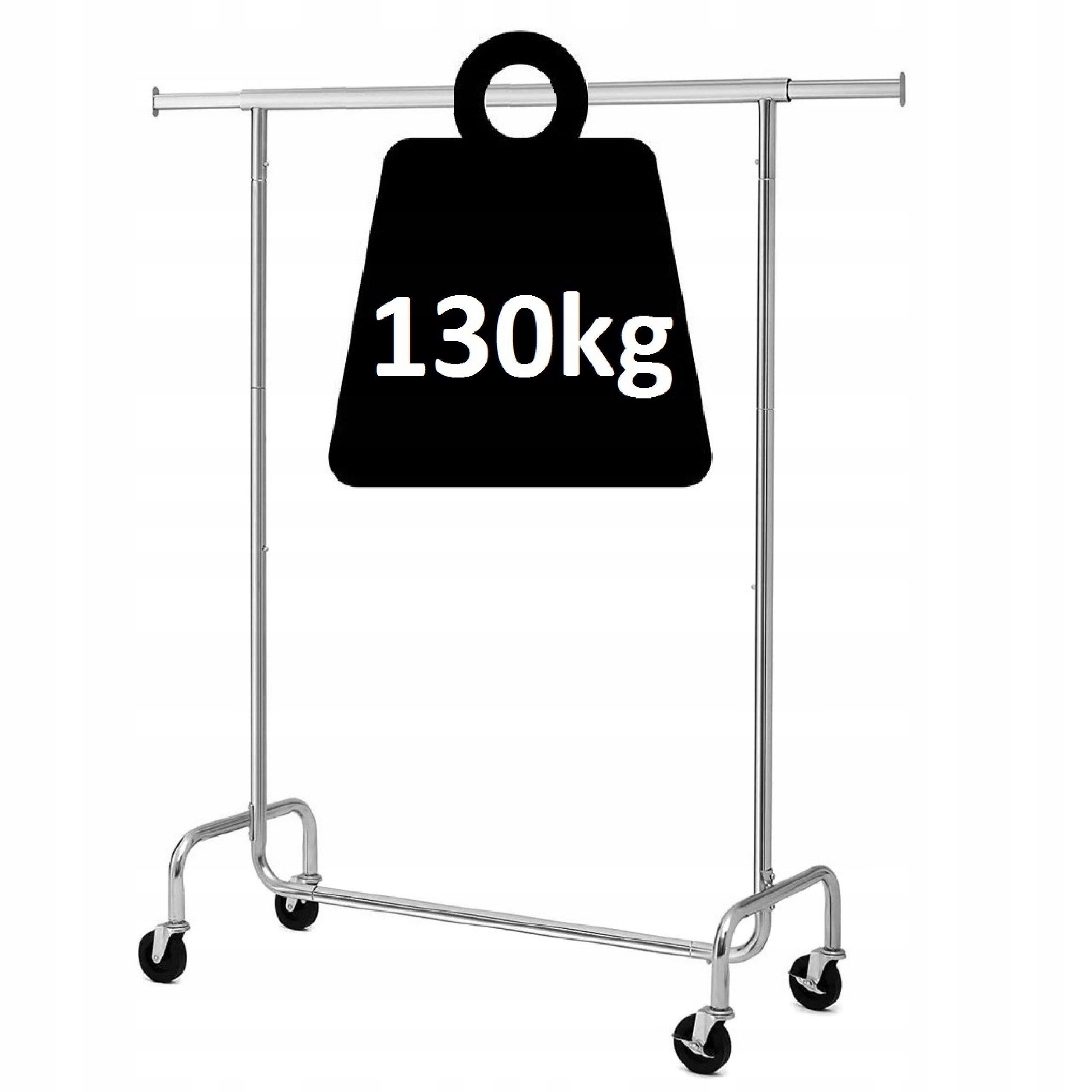 Stojan Na Oblečení Pojízdný Věšák Kovový Do Předsíně Velký Pevný