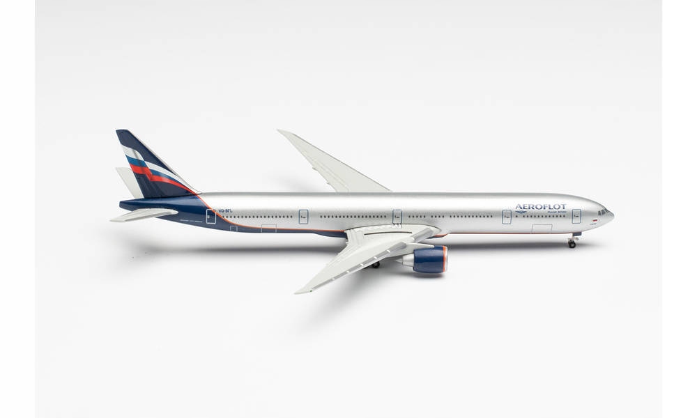 Model letadla Boeing 777-300 Aeroflot 1:500 Vq-bfl
