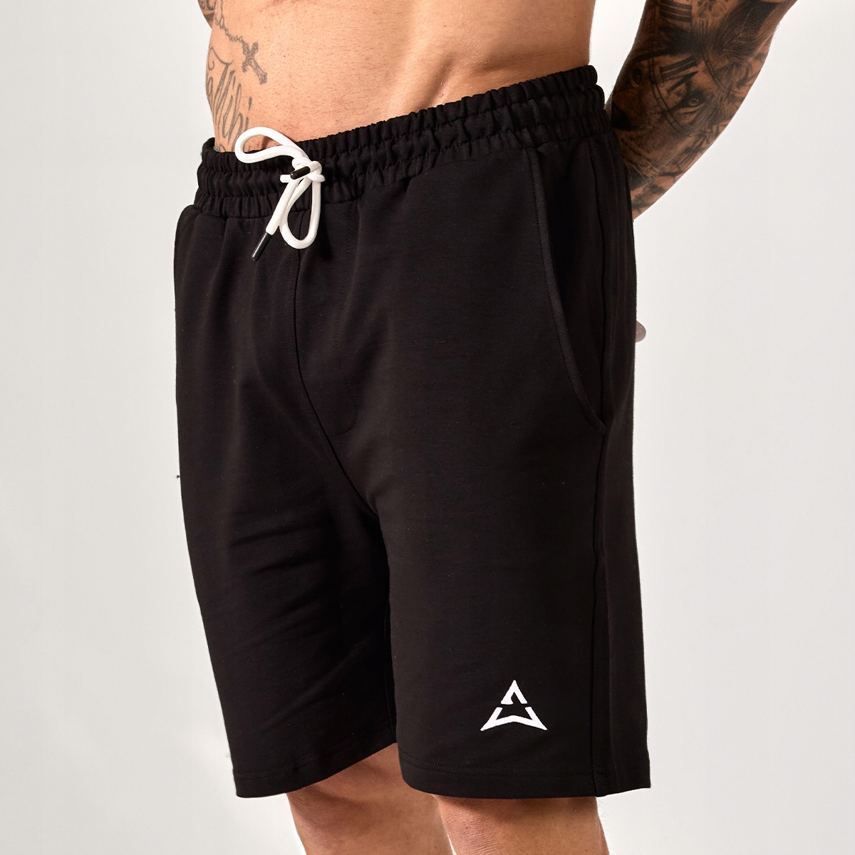 Allwear Spodenki Basic Męskie Black Treningowe M Siłownia Szybkoschnące