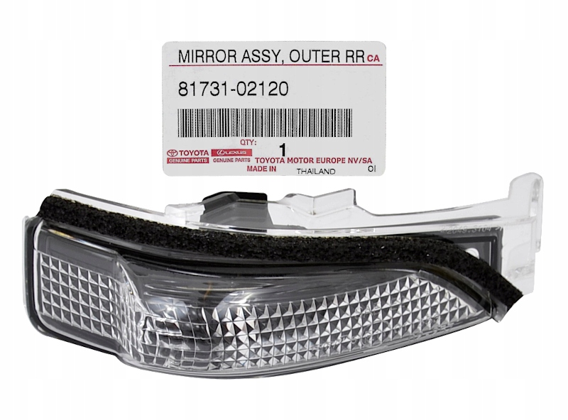 Kierunkowskaz lusterka RH VERSO COROLLA AURIS OE