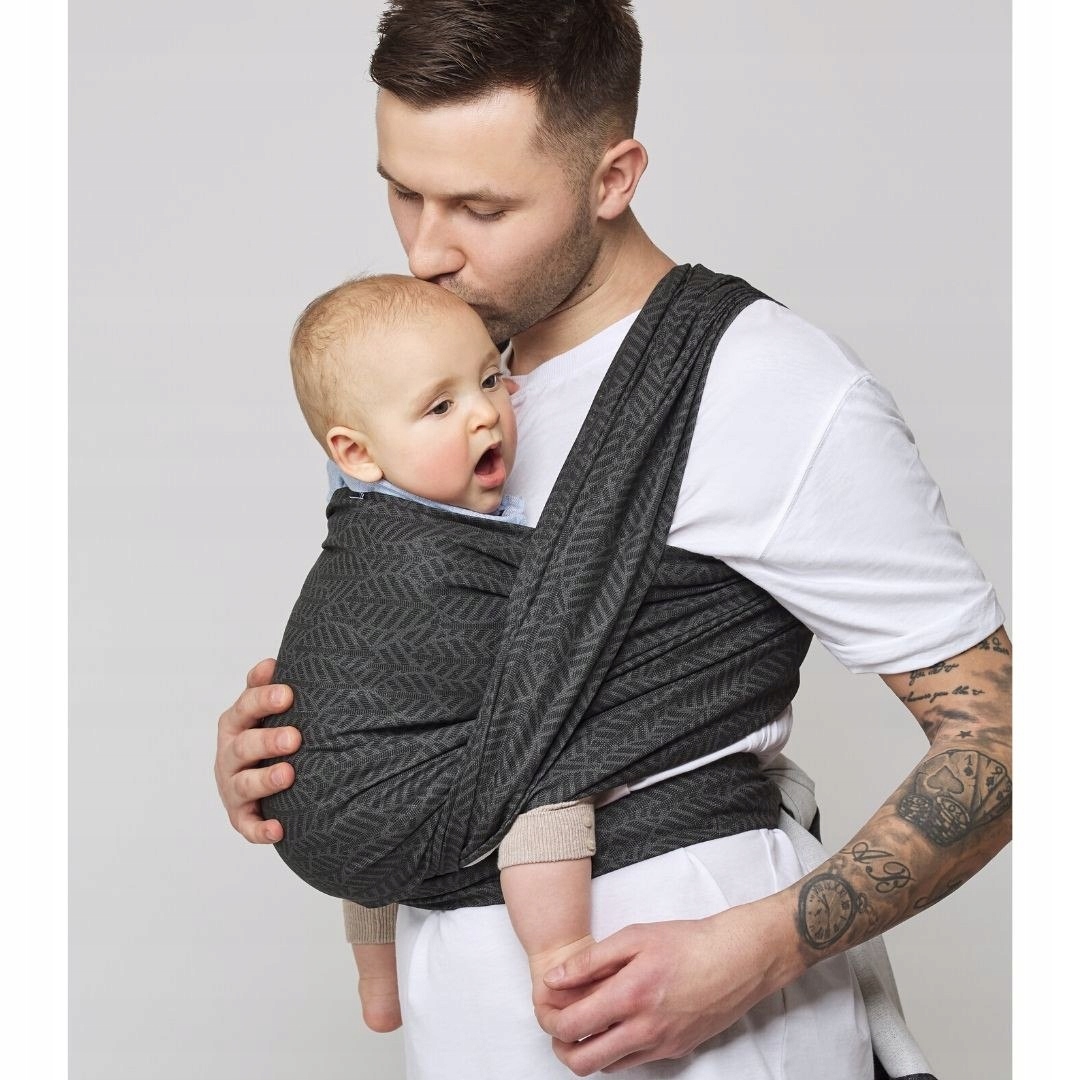 Zaffiro Chusta wiązana tkana do noszenia dzieci - Kolor Odcienie brązu i beżu