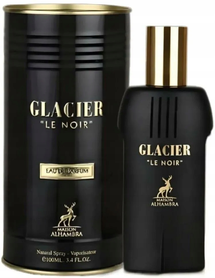 Oryginalne Perfumy Dubajskie Maison Alhambra Glacier Le Noir 100ml+GRATIS!!