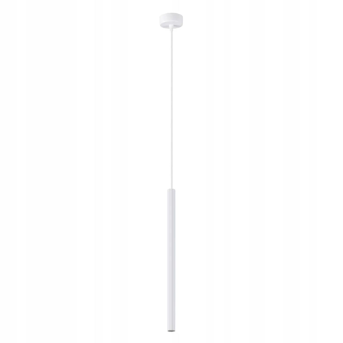 Závěsná lampa kovová bílá Arche Ø8 cm Sollux Lighting 1xG9 8W