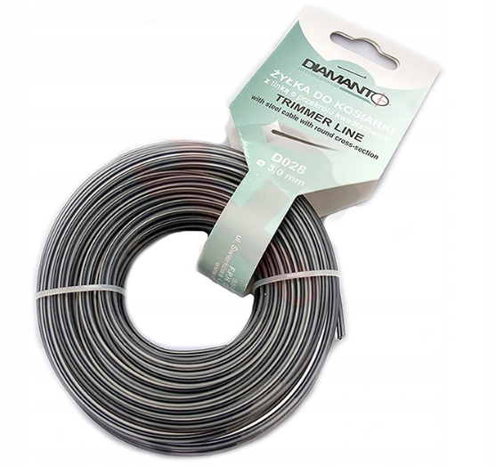 ŻYŁKA TNĄCA DO KOSY PODKASZARKI 3,0mm 15m