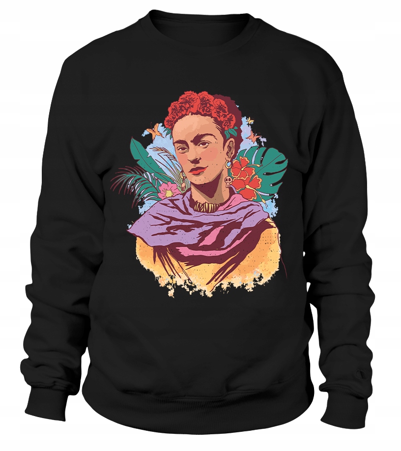 Dámská barevná Mikina Frida Kahlo, velikost L, černá