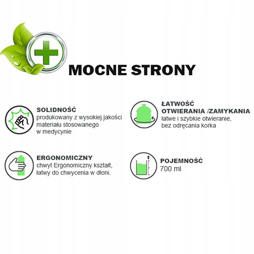 ZDROWY BIDON BIKE BUTELKA NA ROWER I NIE TYLKO 0,7 Marka Inna marka