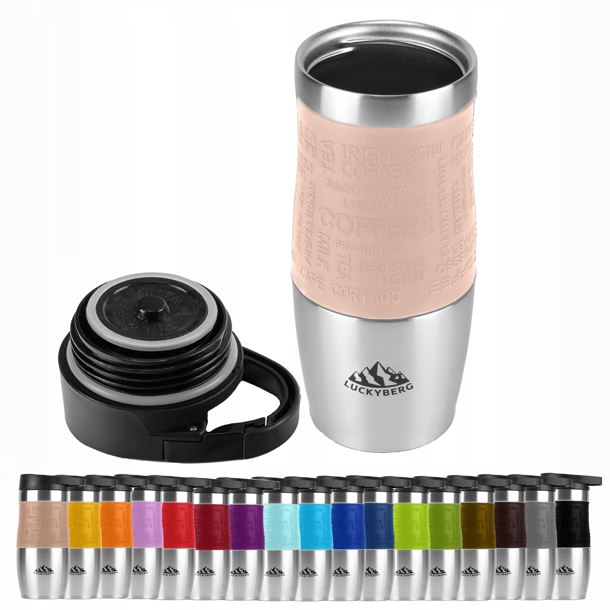 LB-52_K08 Termos Kubek Termiczny 400 ml Luckyberg