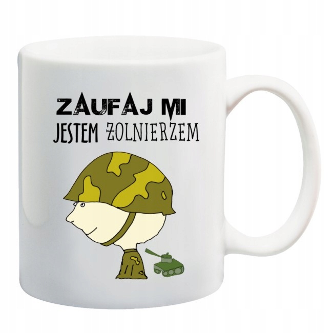 

Kubek Armia Czołg Żołnierz Army Granat