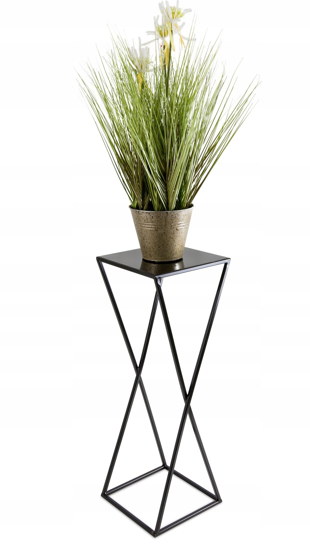 

Kwietnik na rośliny czarne 70 cm Loft industrialny