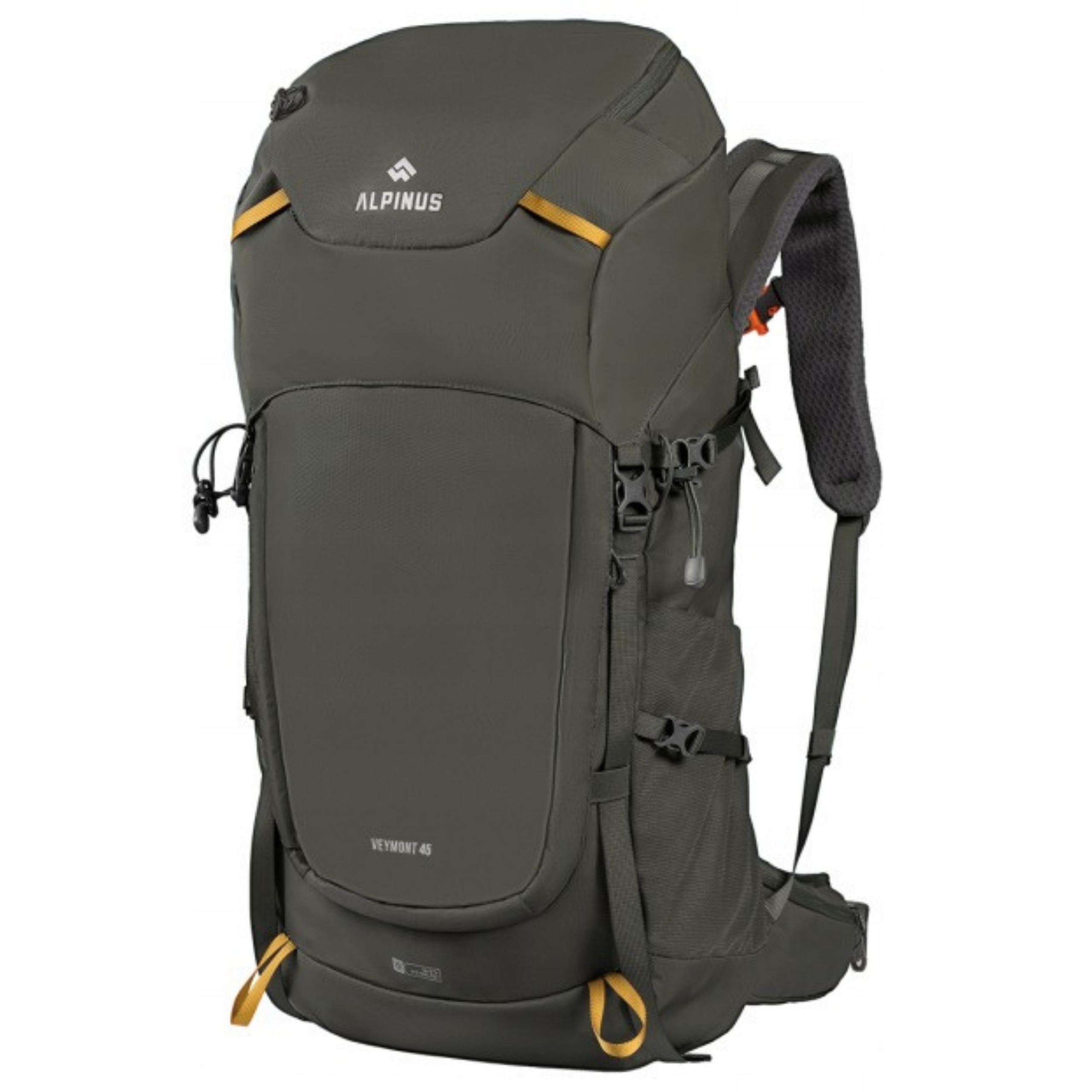 Alpinus Plecak Trekkingowy Turystyczny Sportowy Pokrowiec Veymont 45L