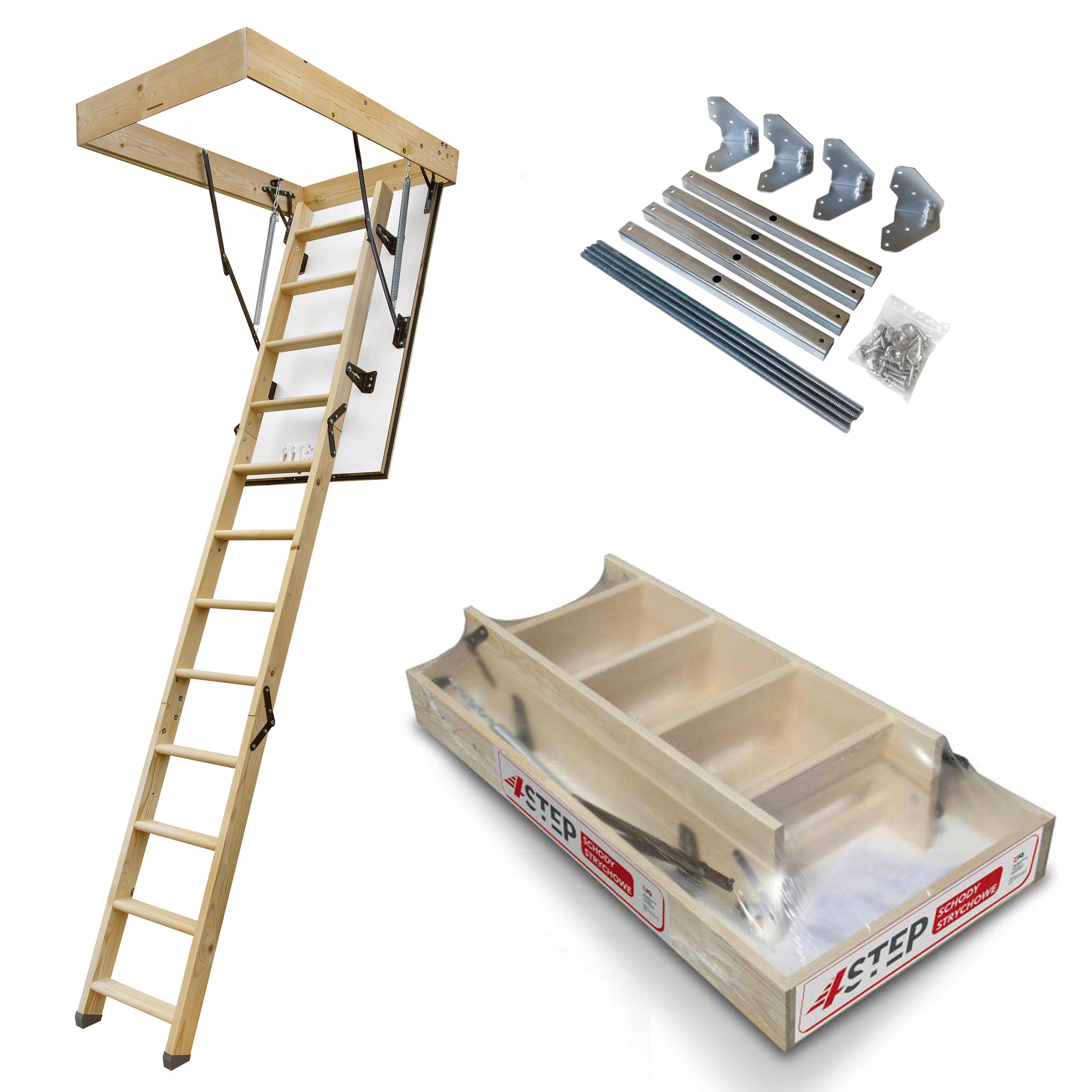 Půdní schody Půdní výlez Greenline 110x70 35 mm 1,05 W Montážní sada