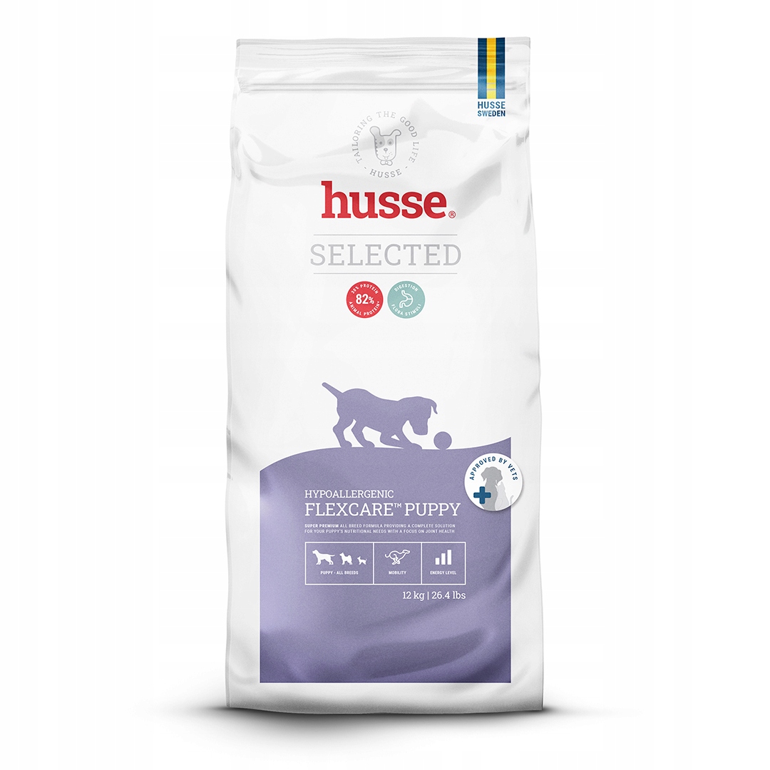 Husse Hypoallergenic Flexcare Puppy, 12 kg, dla szczeniąt wspierająca stawy