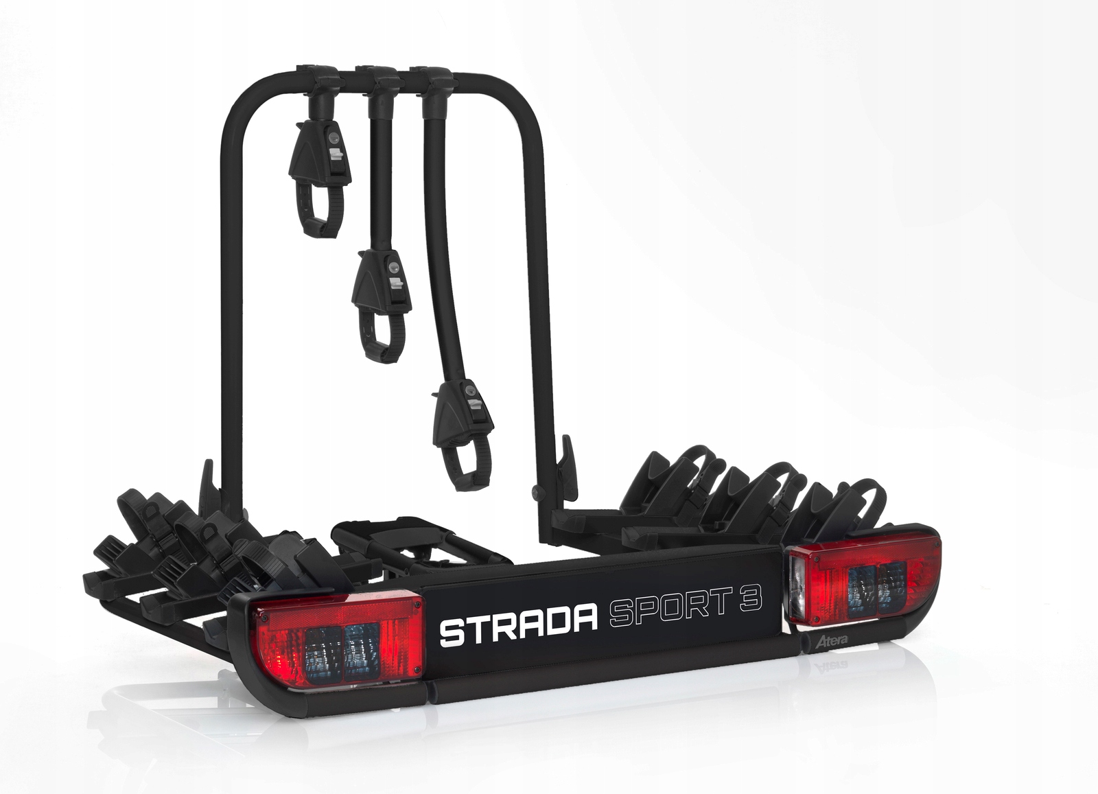 Atera Strada Sport 3 Pro čierny nosič bicyklov na ťažné zariadenie pre 3 bicykle