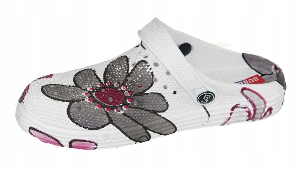 KROKSY KLAPKI OGRODOWE BASENOWE LACZKI PIANKOWE Długość wkładki 24.5 cm