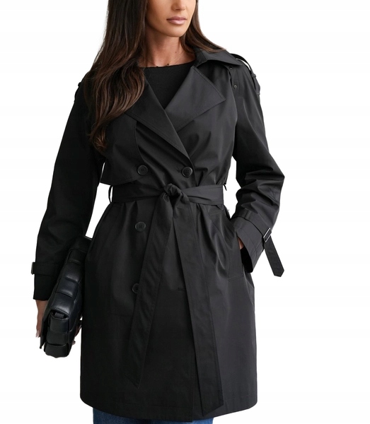 Klasický dámský trenčkot, elegance a šik Honorata 46