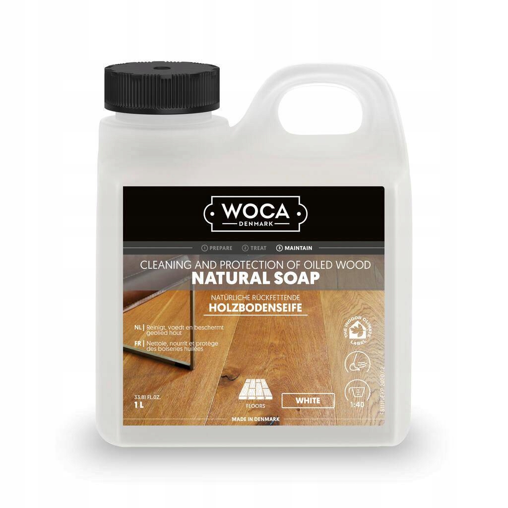 Woca Mýdlo na podlahy Natural Soap White 1L