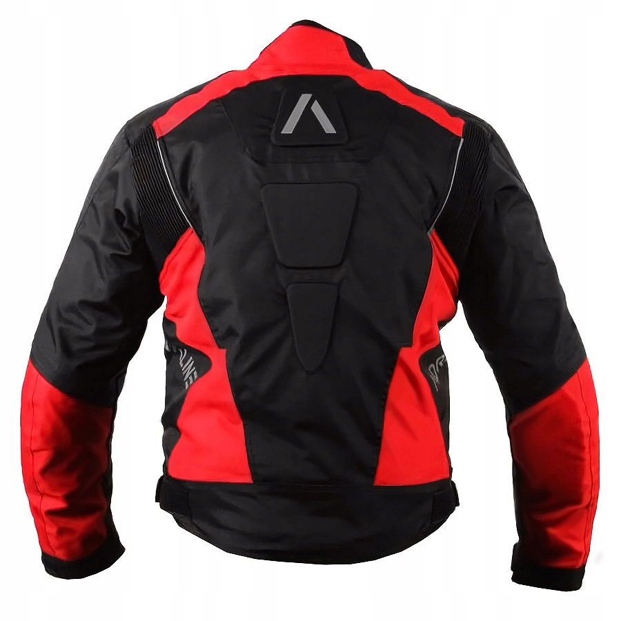 ADRENALINE KURTKA MOTOCYKLOWA TEKSTYLNA Z MEMBRANĄ HERCULES BLACK RED PPE S Rozmiar S