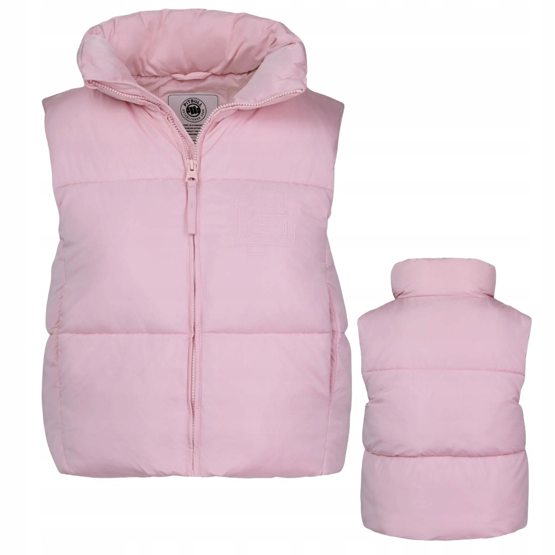 Pitbull West Coast Vesta Harriet Padded Vest Powder Pink L