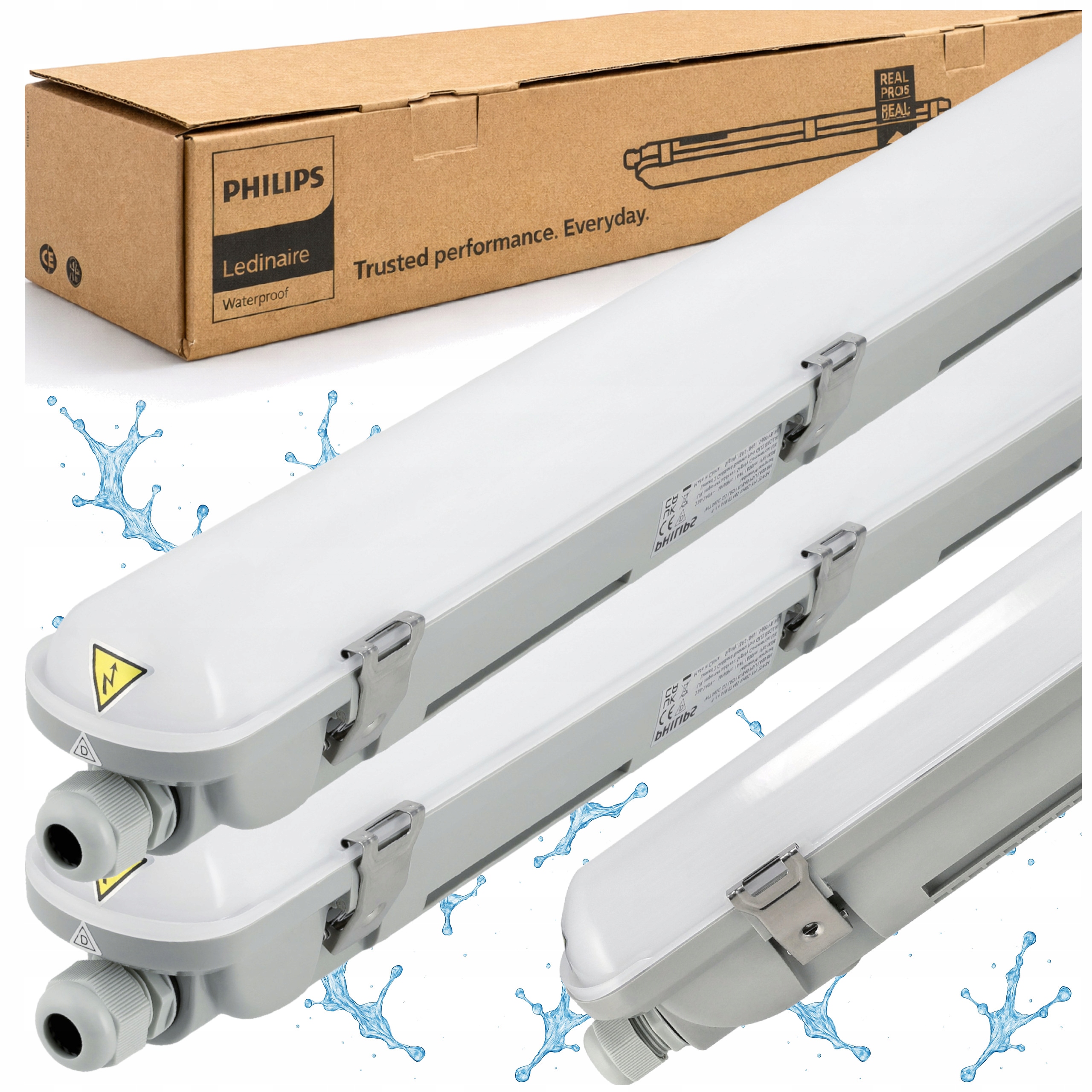 Philips Hermetická Led lampa 120 cm 22 W 2400 lm WT065C Ledinaire 2x