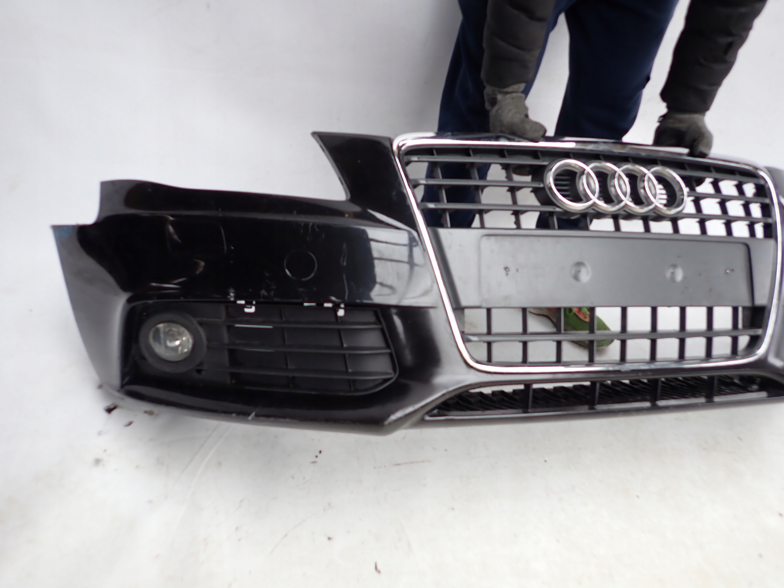 AUDI A4 B8 8K 08-11 bumper front front PDC SPR + cover