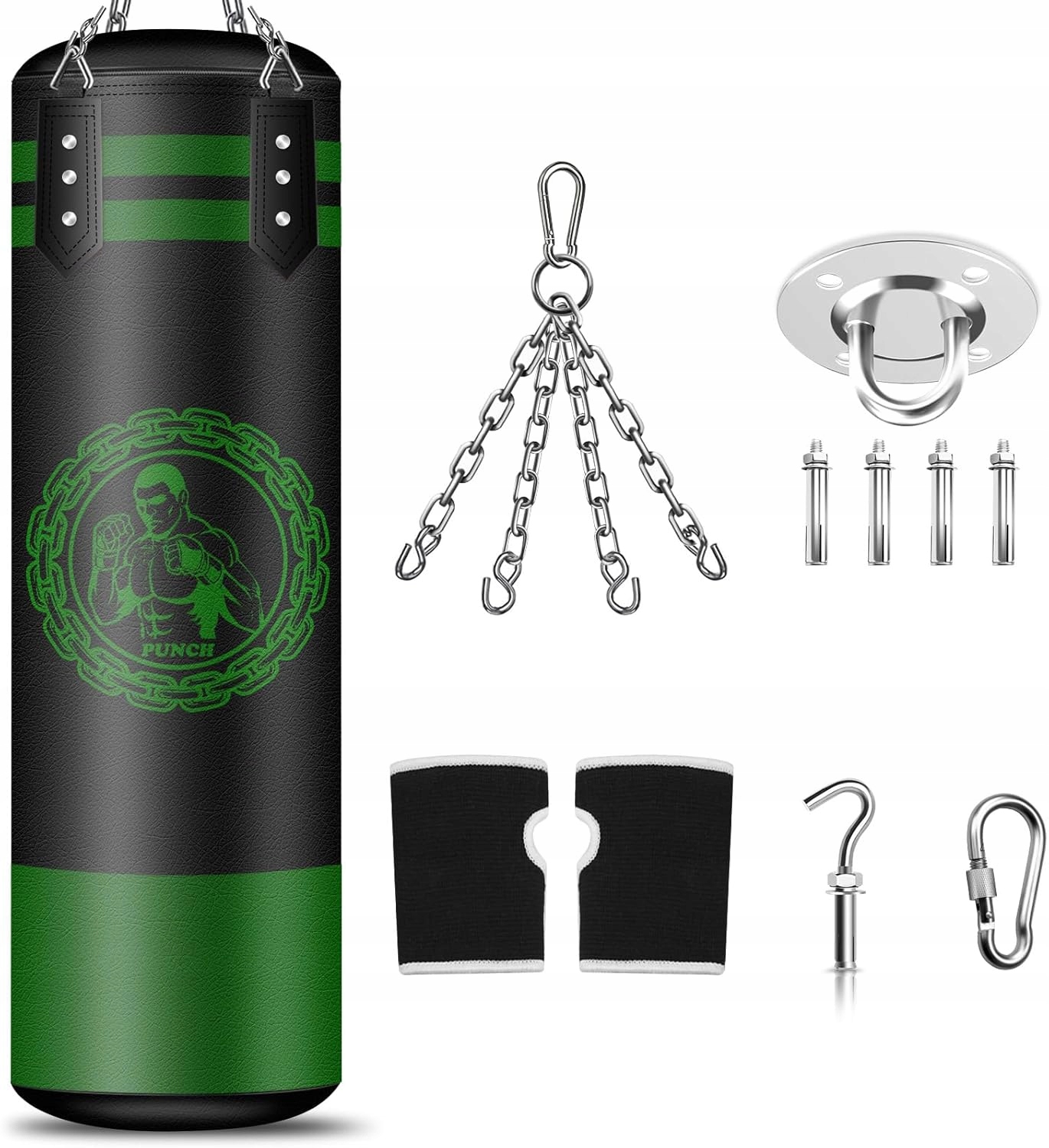 Worek treningowy Nzqxjxz Wiszący worek bokserski 120 cm WA207