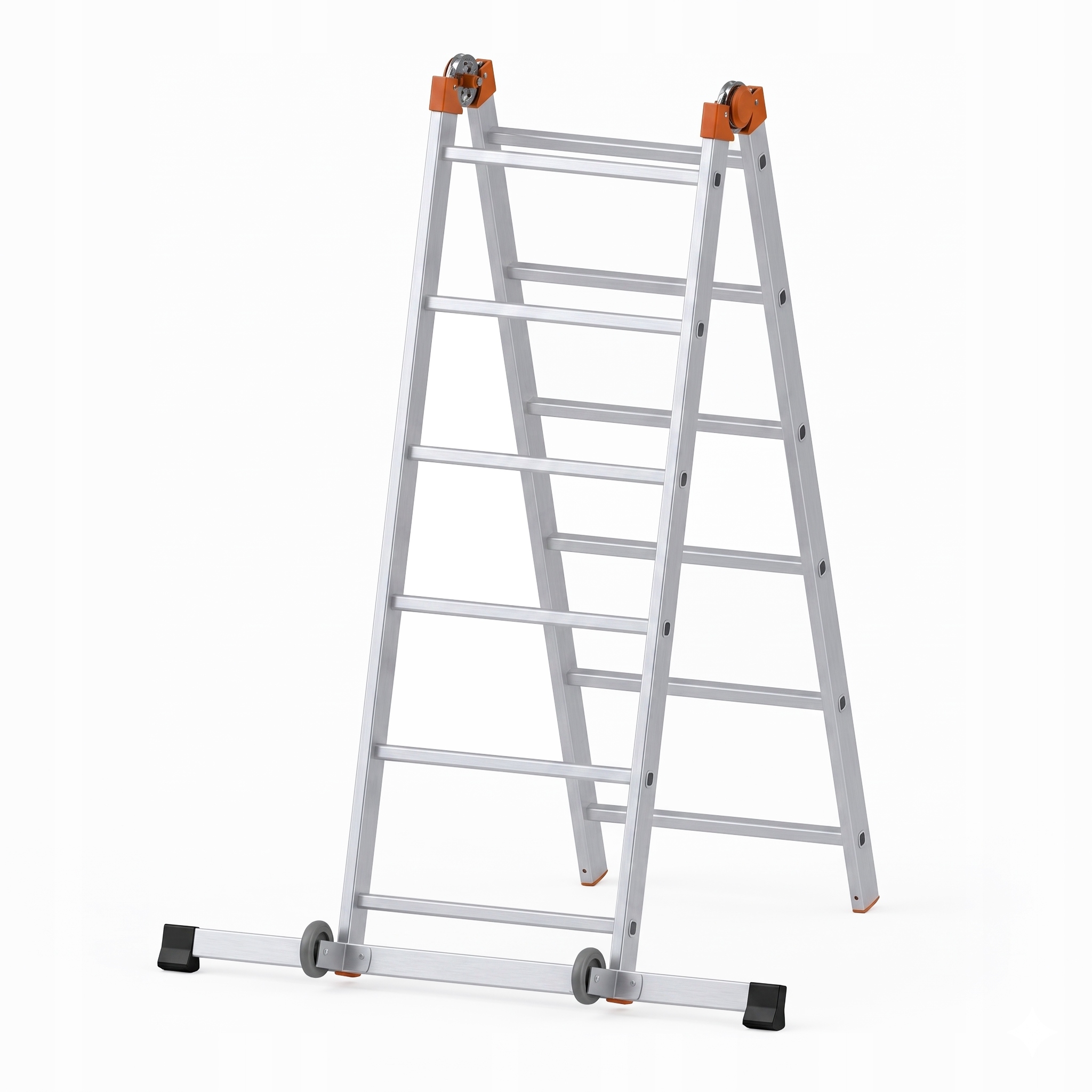 Rusztowanie aluminiowe przegubowe jezdne przejezdne 4w1 GIERRE Easy 200 G-FA200EY 3,8 m modułowe — 17